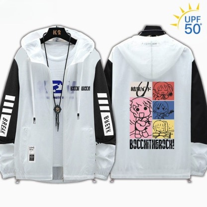 孤獨搖滾 輕薄透氣拉鏈防曬衣外套
