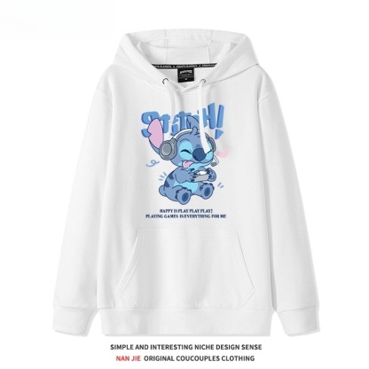 星際寶貝新款 親子情侶男女連帽衛衣