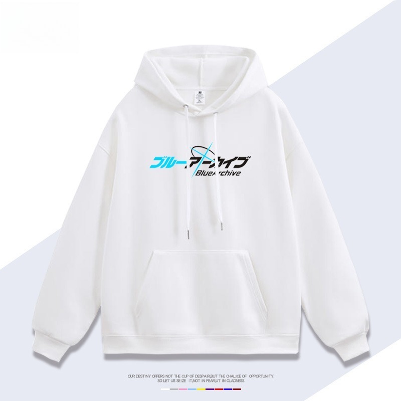 蔚藍檔案新款 親子情侶男女連帽衛衣