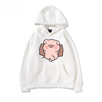 LULU豬 聯名衛衣新款 親子情侶裝連帽衛衣