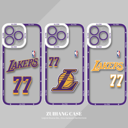 NBA湖人隊天使眼透明手機殼