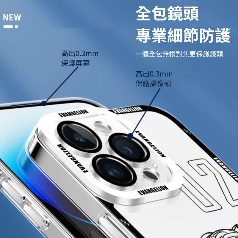 EVA天使眼透明防摔軟殼