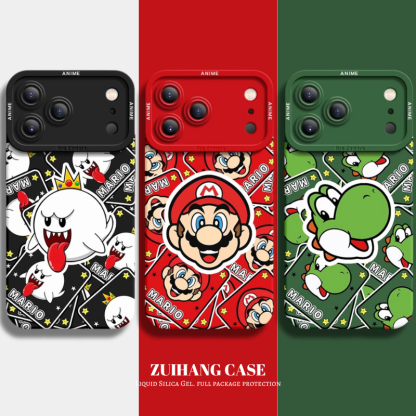 超級瑪利歐液態矽膠全包防摔軟殼