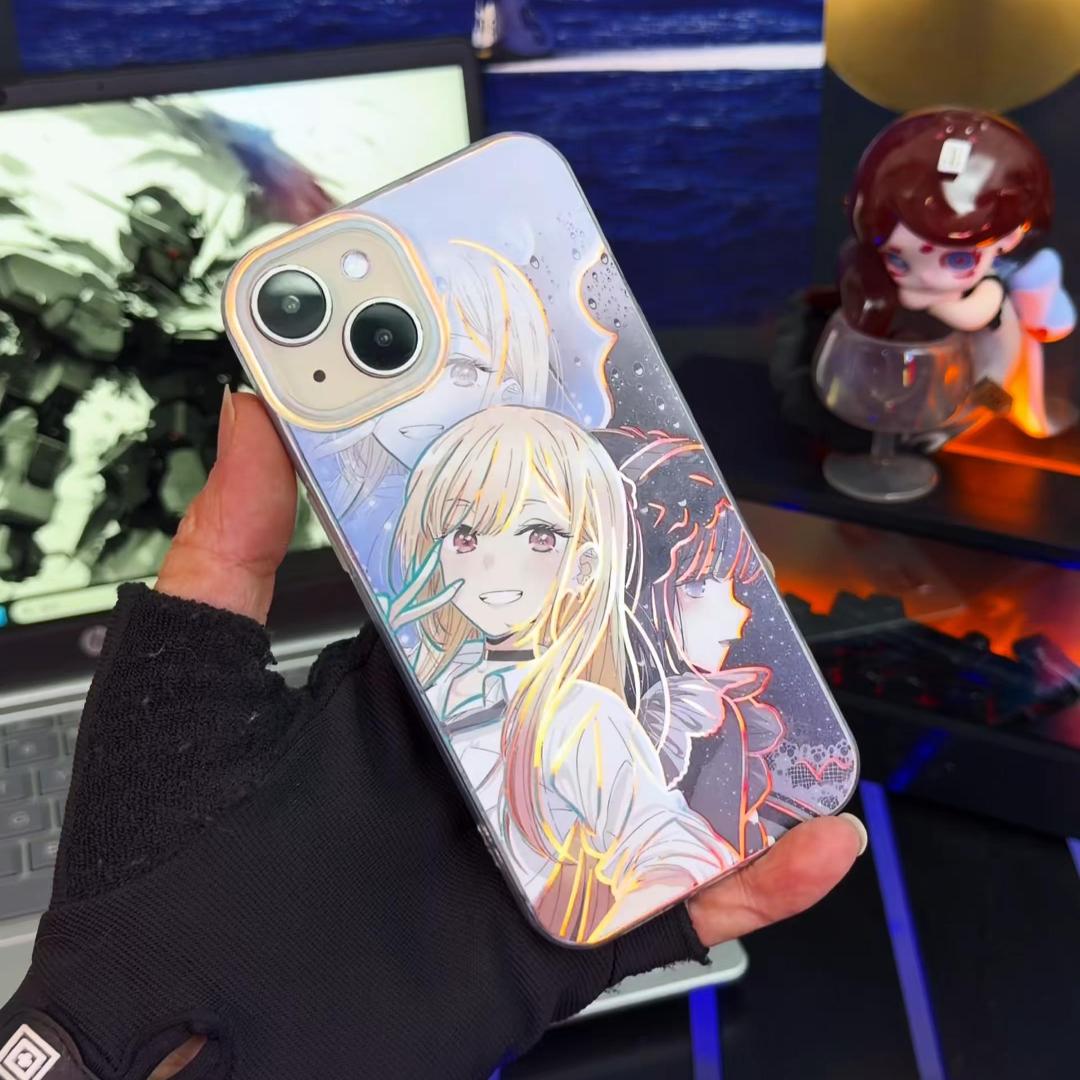 【大集合】動漫極光金漸變手機殼