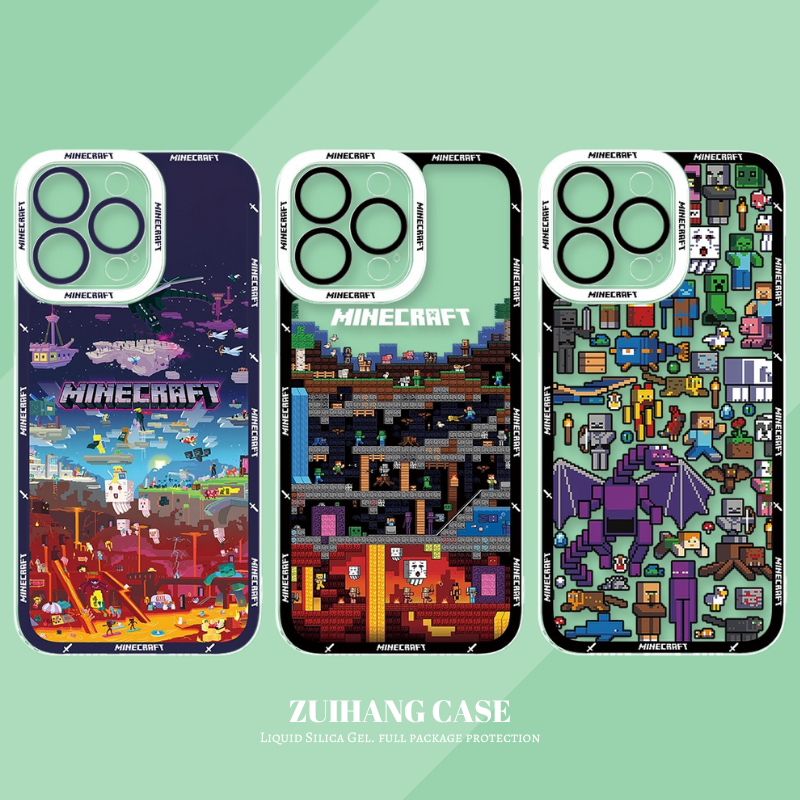 麥塊天使眼透明防摔軟殼