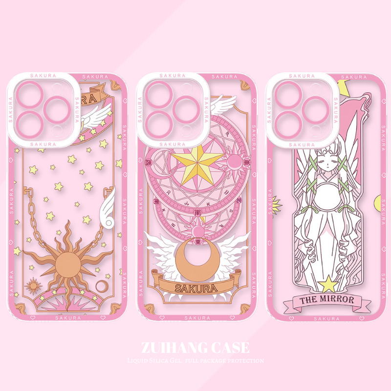 魔卡少女櫻天使眼透明防摔軟殼