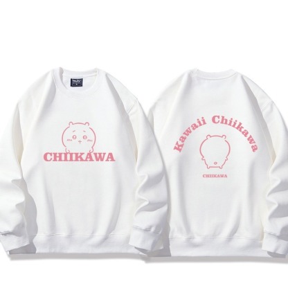 Chiikawa吉伊咔哇聯名親子情侶裝 圓領長袖