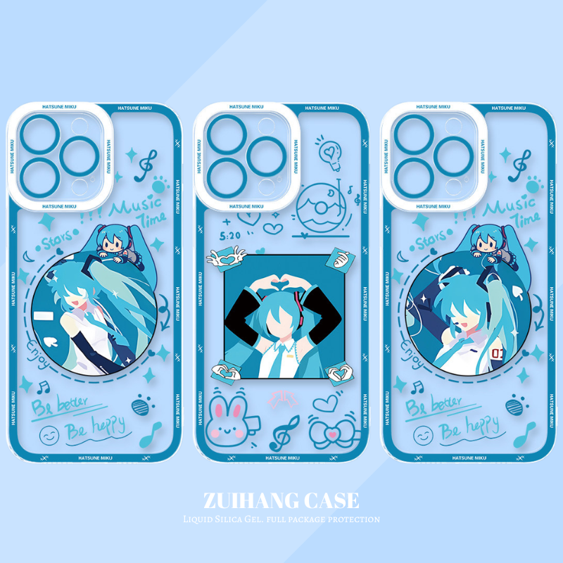 初音未來 天使眼透明手機殼