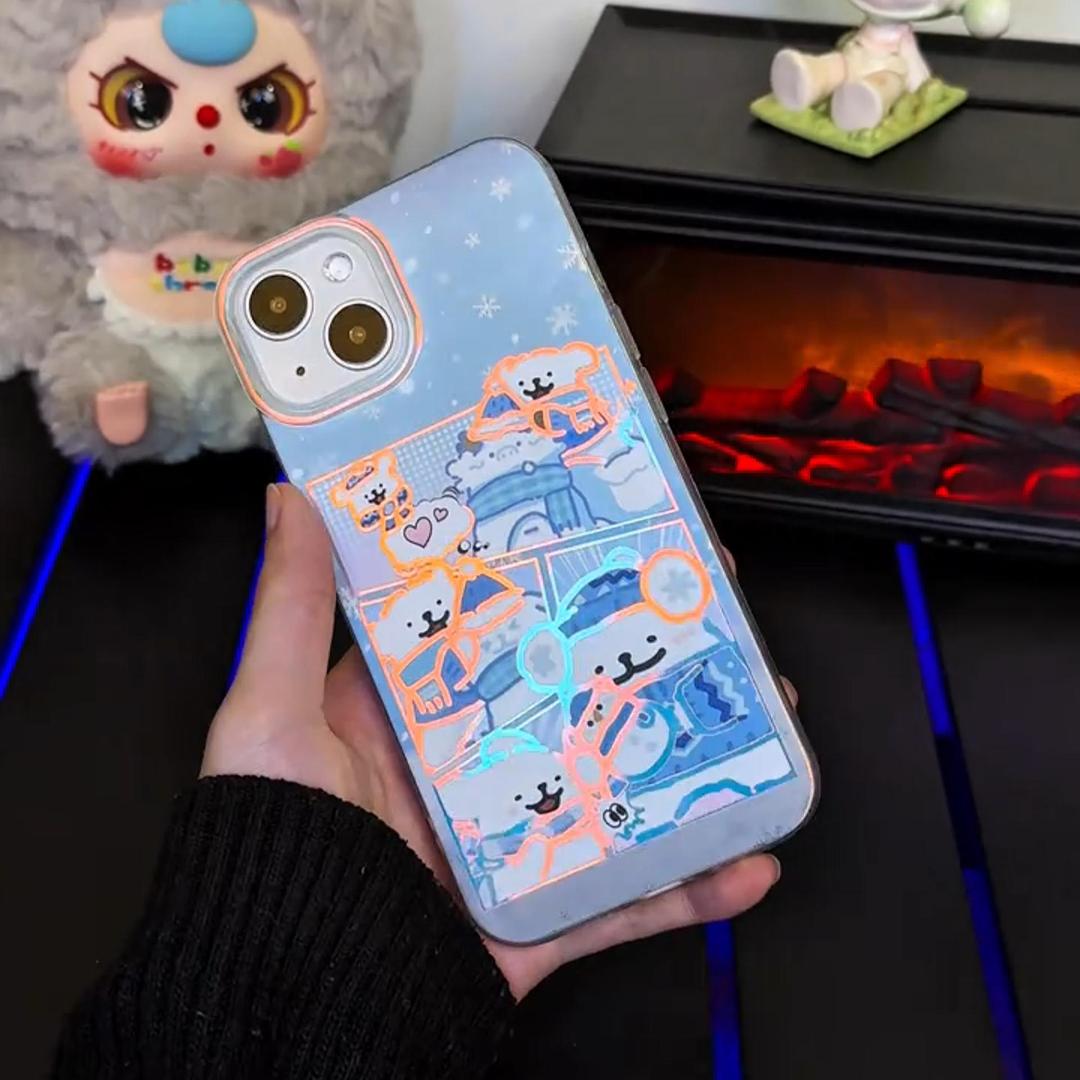 【大集合】動漫極光金漸變手機殼