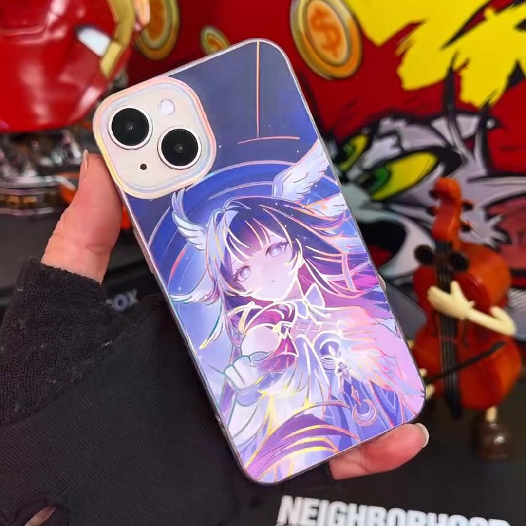 原神極光金漸變手機殼