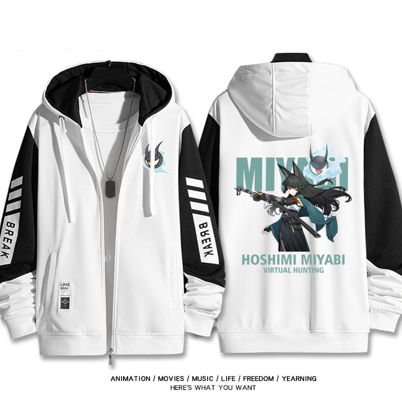 絕區零 星見雅 手繪連帽衫 春秋舒適外套