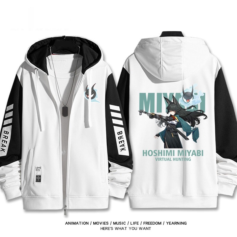 絕區零 星見雅 手繪連帽衫 春秋舒適外套