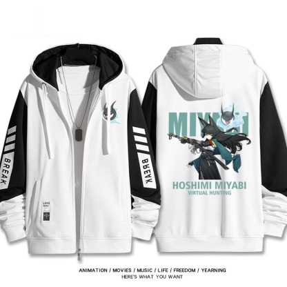 絕區零 星見雅 手繪連帽衫 春秋舒適外套