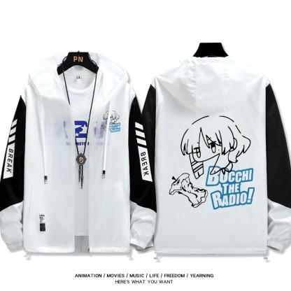 孤獨搖滾 輕薄透氣拉鏈防曬衣外套