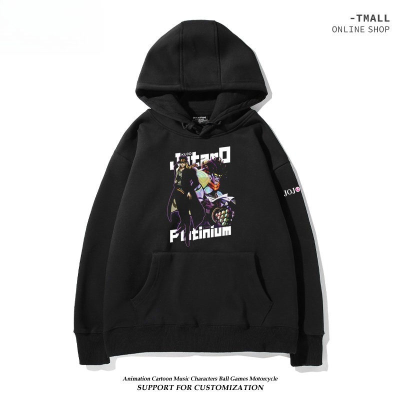 JOJO的奇妙冒險 親子情侶男女連帽衛衣