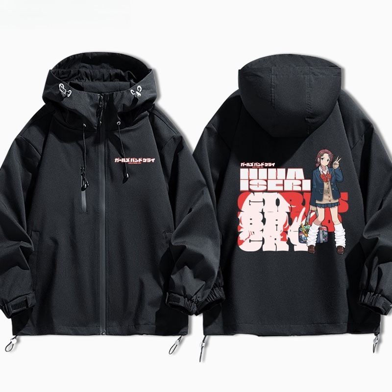 少女樂團吶喊吧周邊 男女同款秋冬衝鋒衣