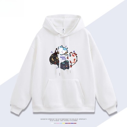 明日方舟龍泡泡新款 親子情侶男女連帽衛衣