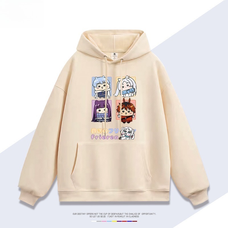 吉伊咔哇x葬送的芙莉蓮新款 親子情侶男女連帽衛衣