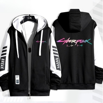 電馭叛客 手繪連帽衫 春秋舒適外套