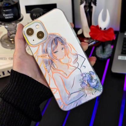 葬送的芙莉蓮極光金漸變手機殼