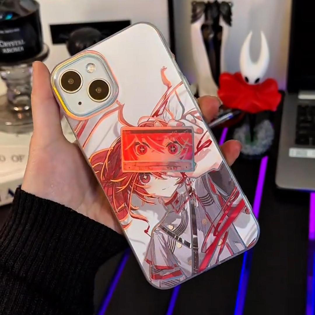 【大集合】動漫極光金漸變手機殼