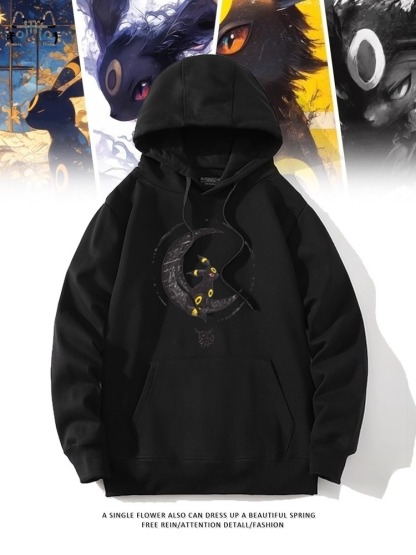 寶可夢新款 2025秋冬新款 親子情侶男女連帽衛衣