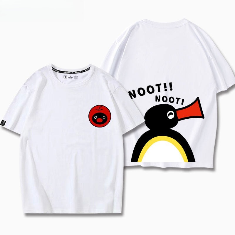 企鵝家族Pingu 印花短袖T恤