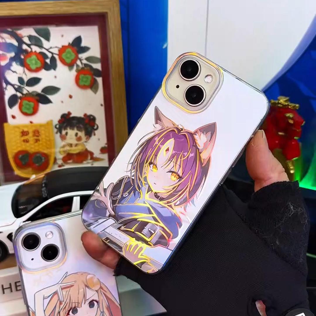 超時空輝耀姬！ 極光金漸變手機殼