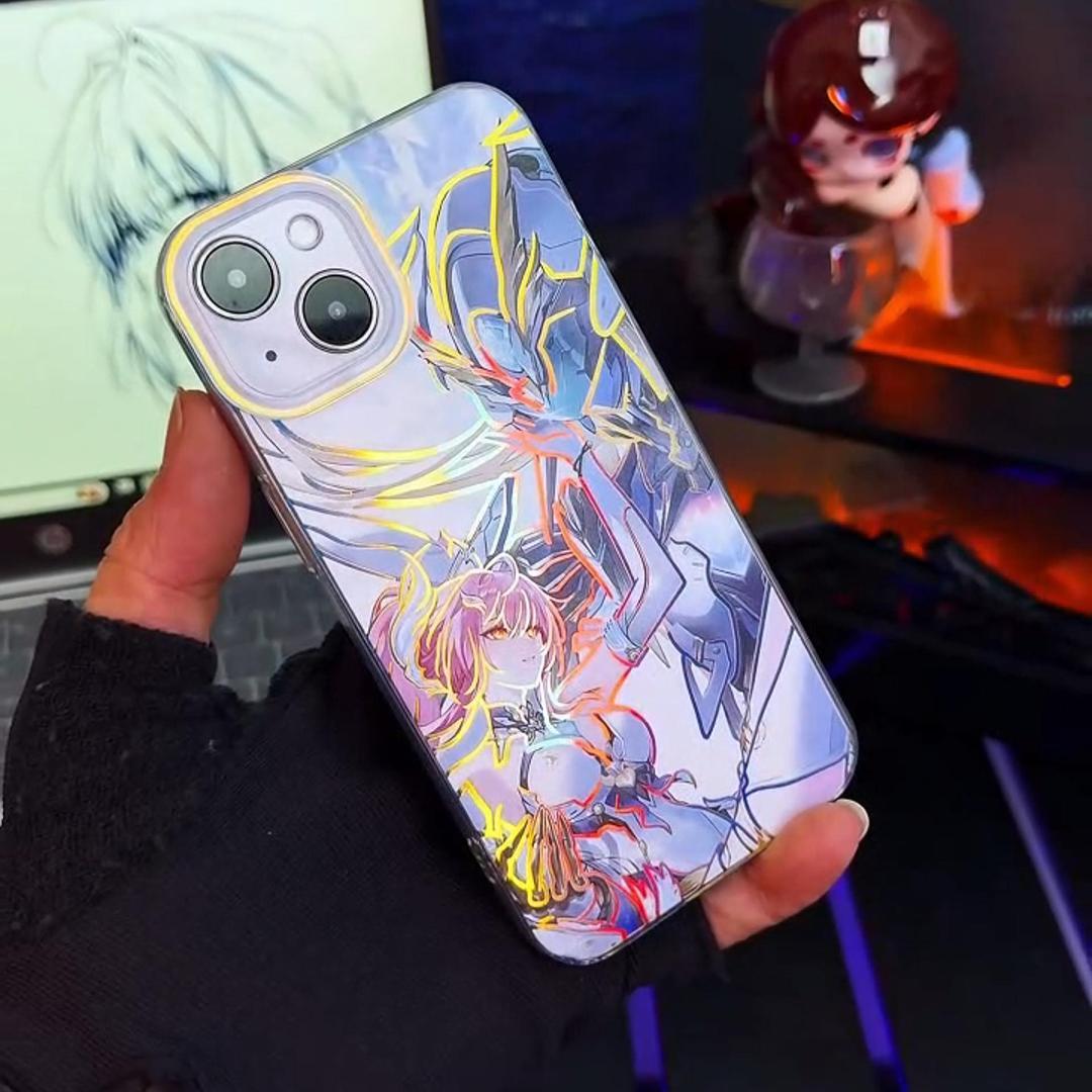 鳴潮極光金漸變手機殼