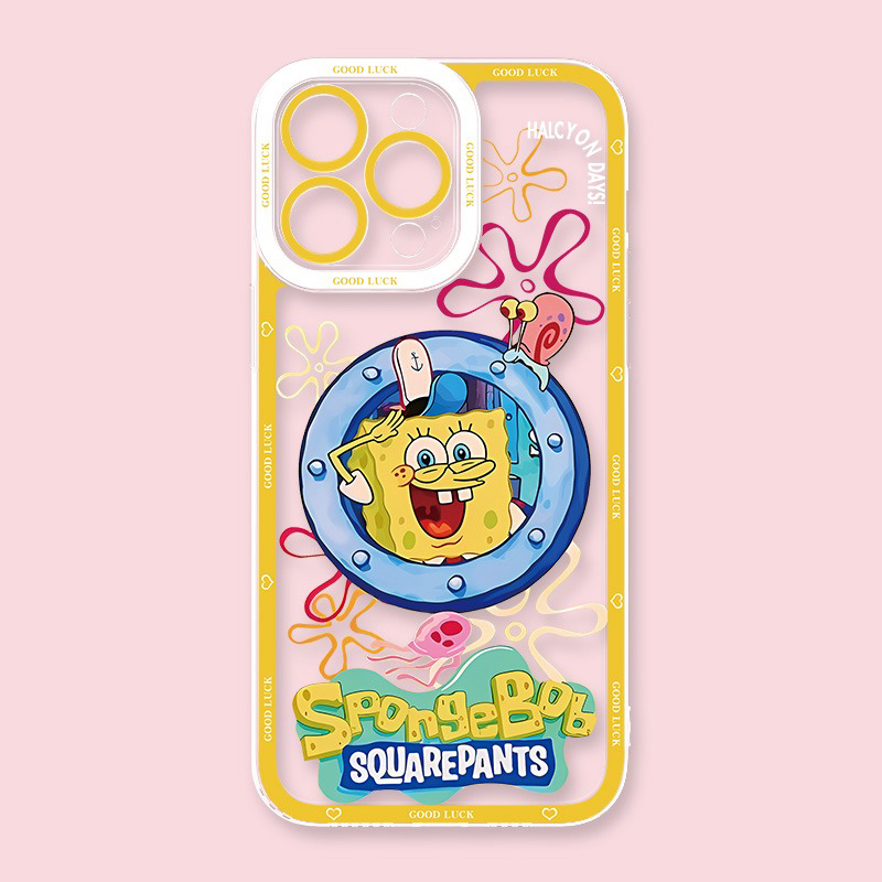海綿寶寶 SpongeBob 天使眼透明防摔軟殼