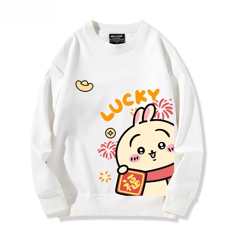 Chiikawa 聯名親子情侶裝 圓領長袖