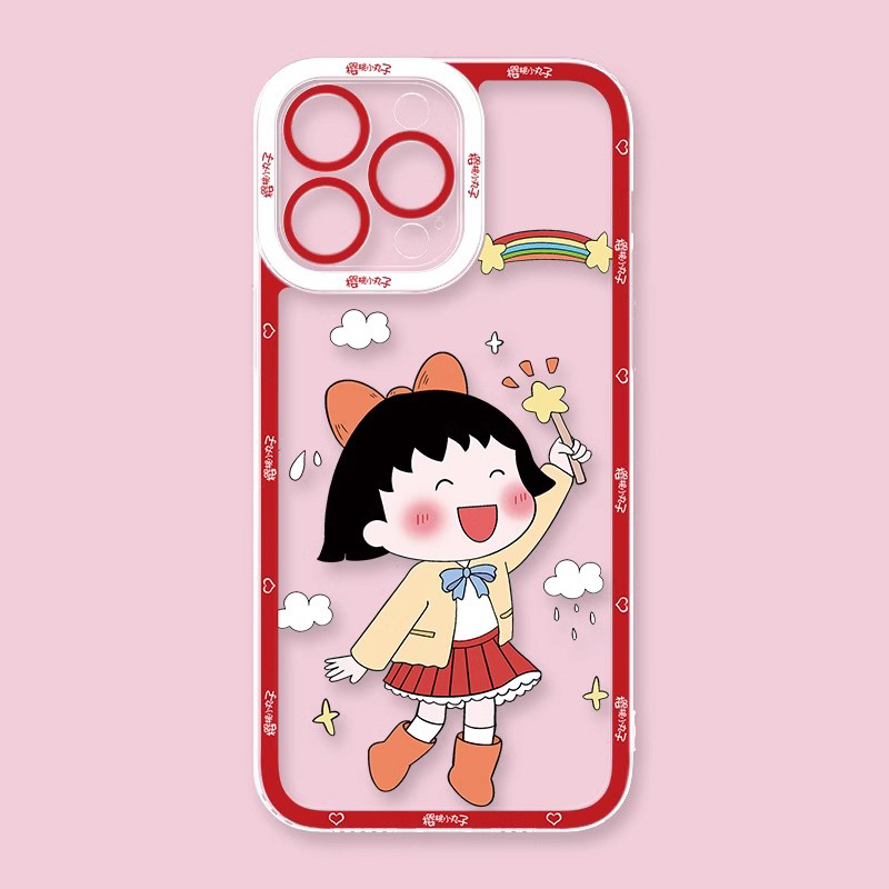 櫻桃小丸子天使眼透明防摔軟殼-ZUIHANG