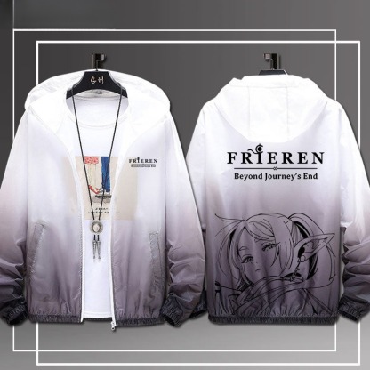 葬送的芙莉蓮 輕薄透氣漸變防曬衣外套