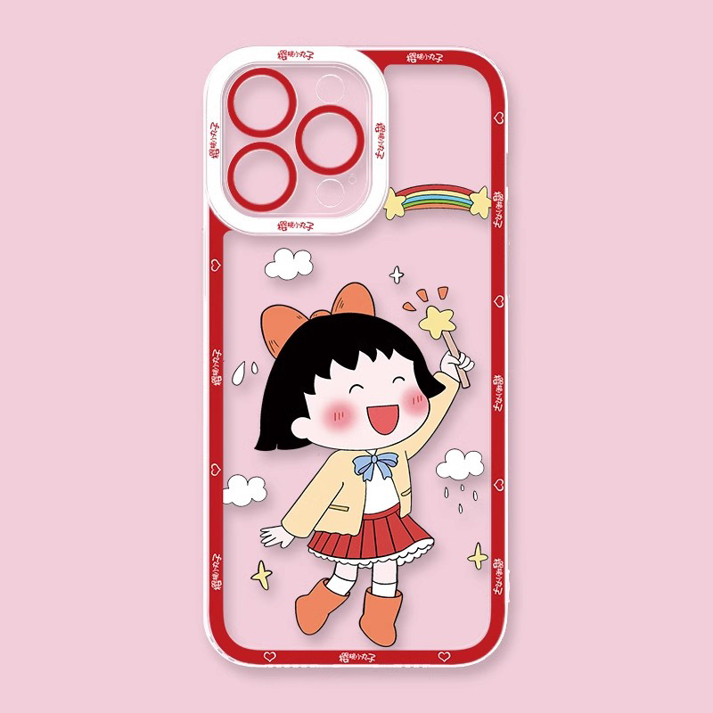 櫻桃小丸子天使眼透明防摔軟殼-ZUIHANG