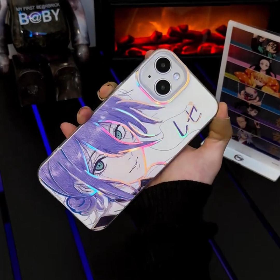 鏈鋸人 極光金漸變手機殼