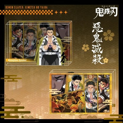 鬼滅之刃 水晶磚新款亞克力磚透明立體擺件