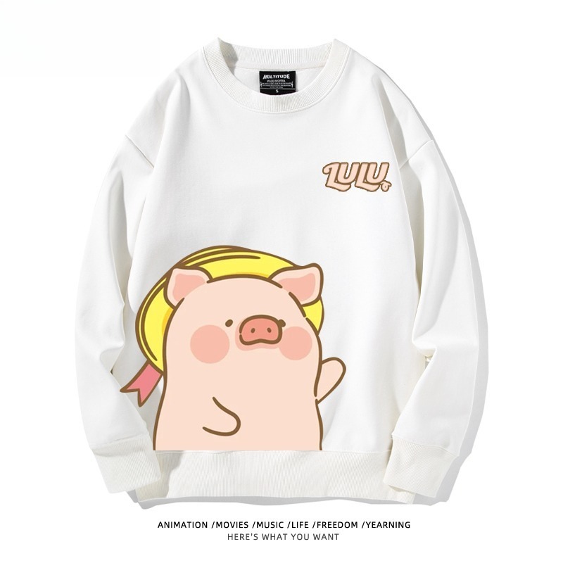 LuLu豬 聯名親子情侶裝 圓領長袖