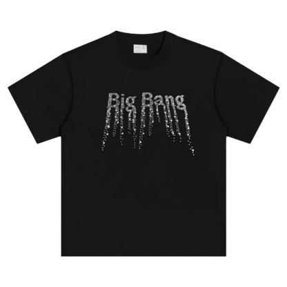 BIGBANG潮牌燙鑽周邊 印花短袖T恤