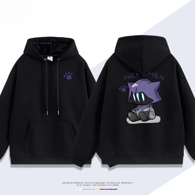 瓦羅蘭特歐門貓貓新款 親子情侶男女連帽衛衣