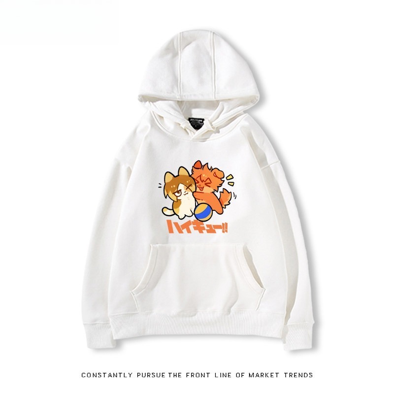 排球少年 聯名衛衣2026秋冬新款 親子情侶連帽衛衣