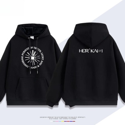 欧文同款 聯名衛衣2026秋冬新款 親子情侶裝連帽衛衣