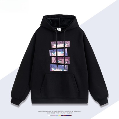 徹夜之歌七草薺 親子情侶男女連帽衛衣