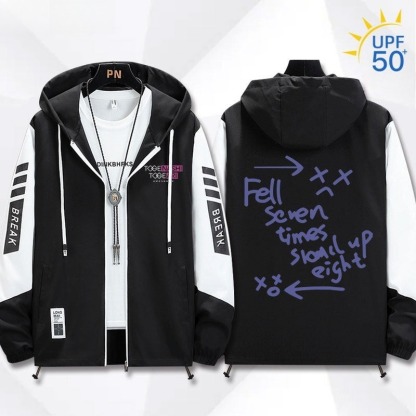 GIRLS BAND CRY 輕薄透氣拉鏈防曬衣外套