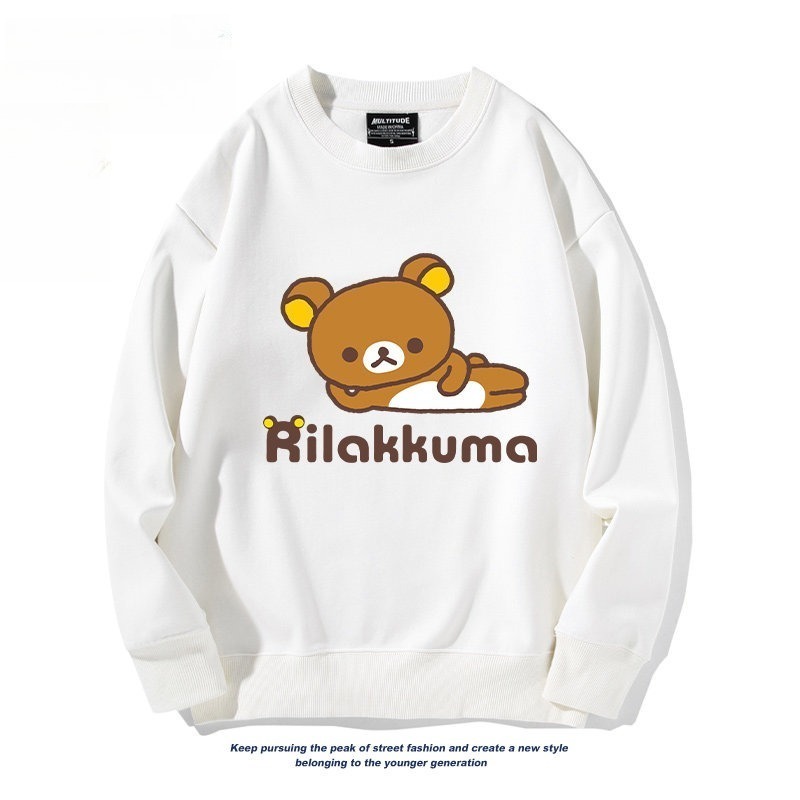 日系拉拉熊 聯名親子情侶裝 圓領長袖