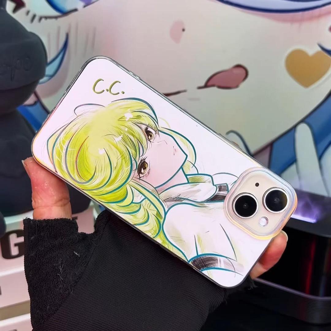 【大集合】動漫極光金漸變手機殼