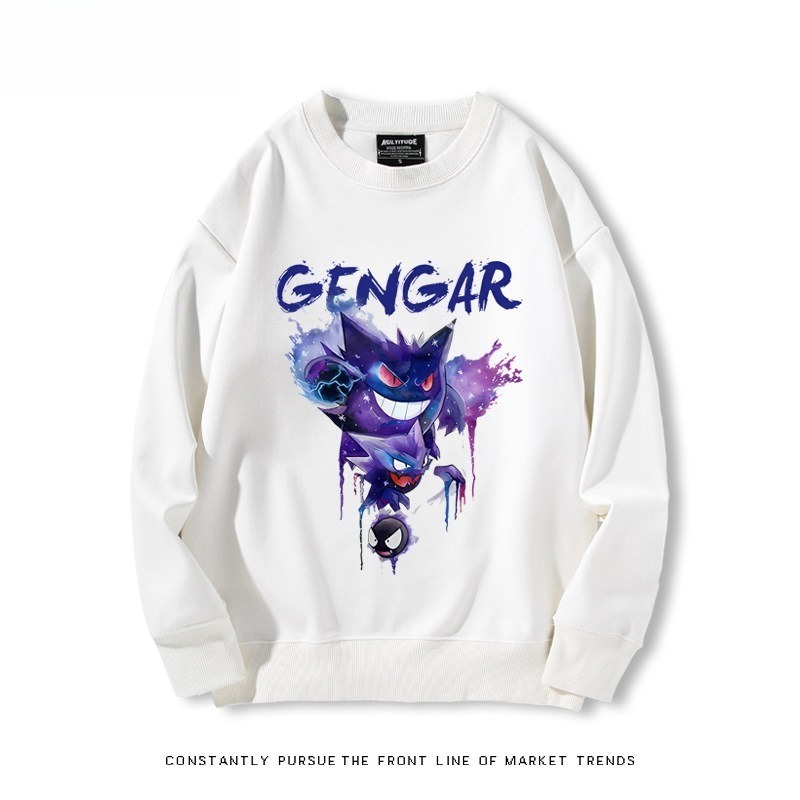 寶可夢耿鬼 聯名親子情侶裝 圓領長袖