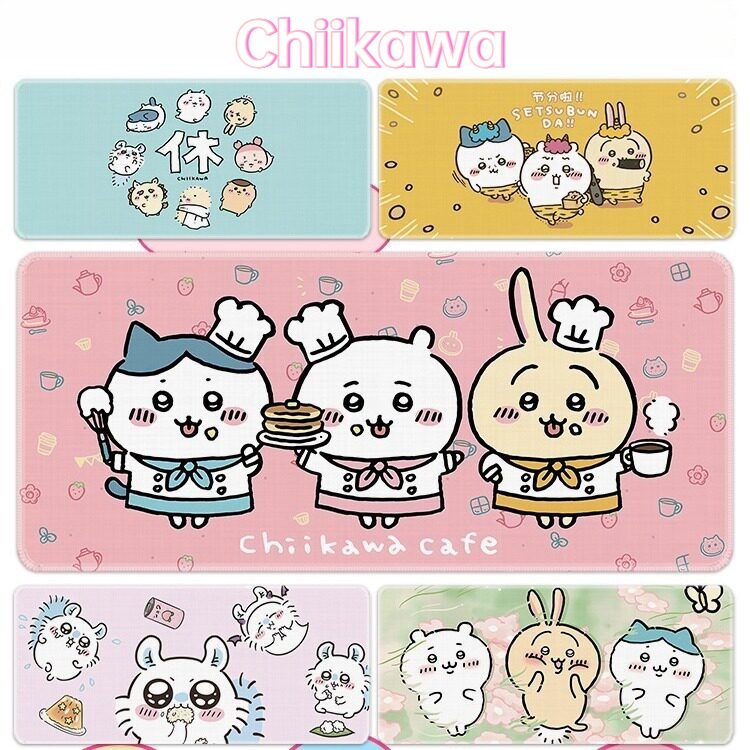 Chiikawa吉伊卡哇 主題桌墊 布質滑鼠墊