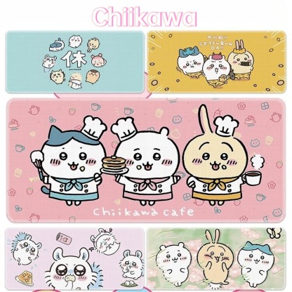 Chiikawa吉伊卡哇 主題桌墊 布質滑鼠墊
