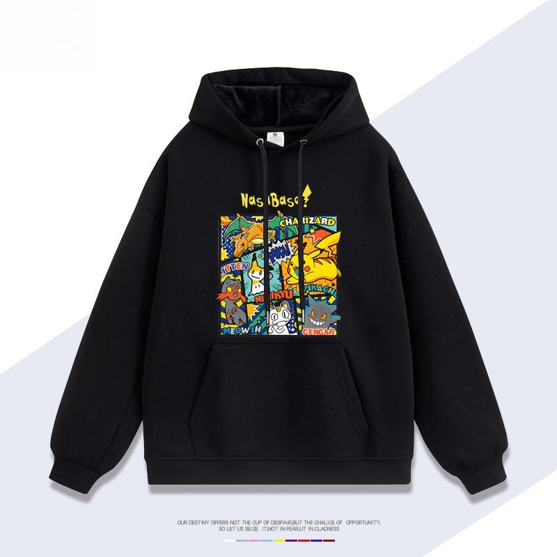 精靈寶可夢 聯名衛衣2026秋冬新款 親子情侶裝連帽衛衣