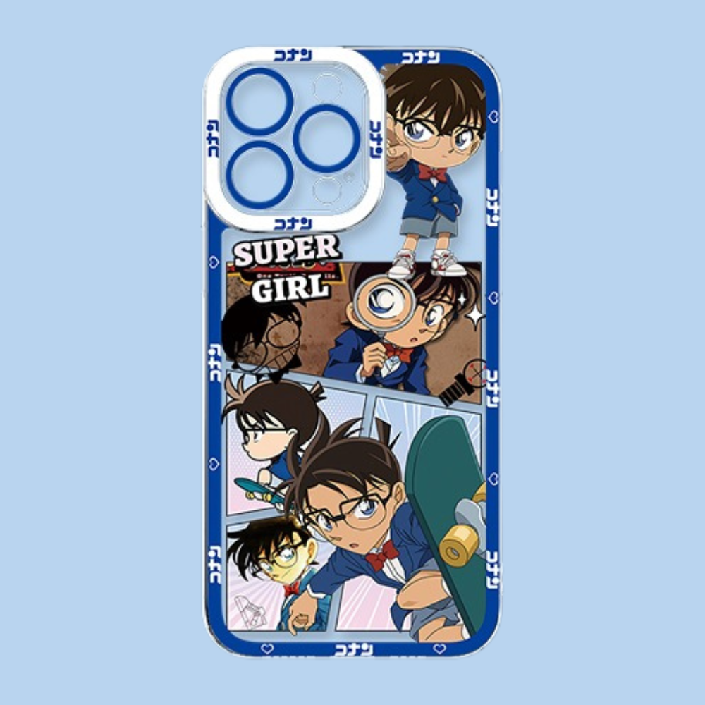 名偵探柯南天使眼透明防摔軟殼